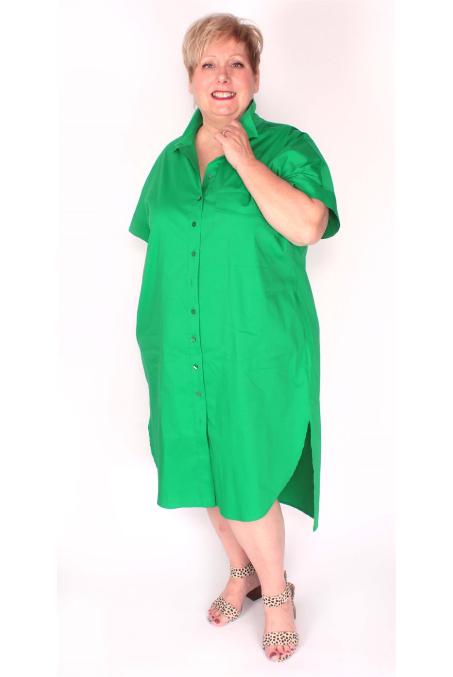 Green Mat Dress